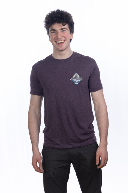 ryde 4 lyfe - Free Flow T-Shirt - Vintage Purple - Front