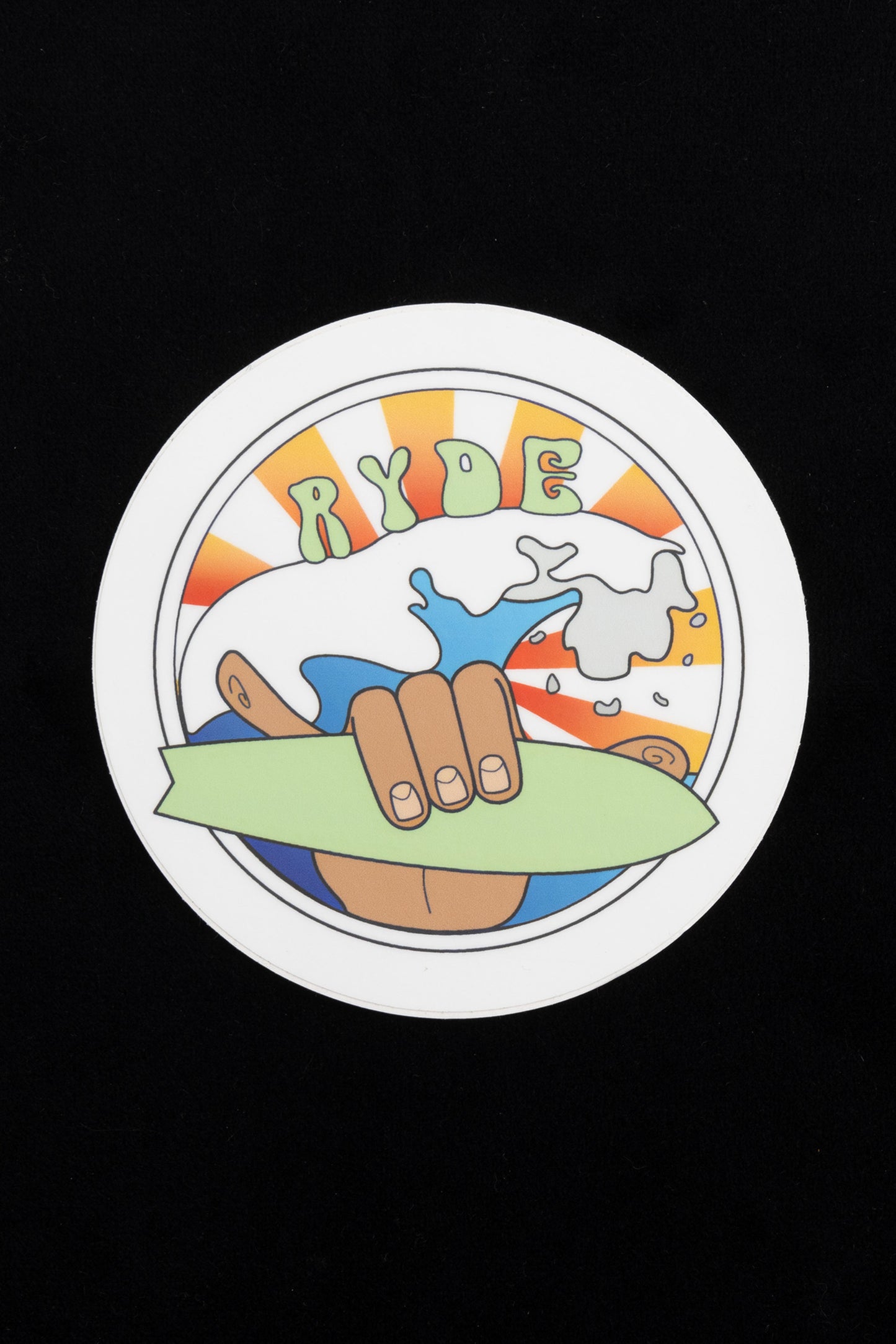 ryde 4 lyfe - Sunrise Surf Sticker